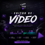 Eu vou Editar seus vídeos com os melhores cortes.