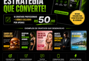 Eu vou criar 3 designs profissionais para você