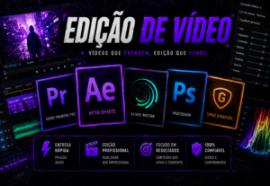 Eu vou editar seu video, vlog, reels, edit...