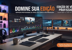 Eu vou editar videos para você