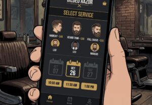 Eu vou criar um site de agendamento online para barbearia.