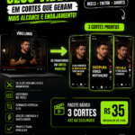 Eu vou criar cortes para Reels, TikTok e Shorts