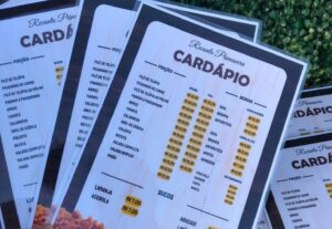 Eu vou Fazer o designer profissional e moderno do seu cardáp...