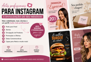 Eu vou Criar artes profissionais para seu Instagra.
