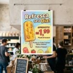 Eu vou fazer logo e post de qualquer produto