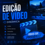 Eu vou Editar dinamicamente e profissionalmente seu vídeo.