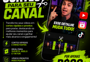 Eu vou criar Cortes para seu canal