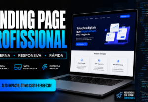 Eu vou criar uma landing page profissional e responsiva