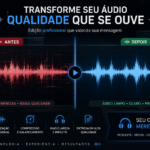 Eu vou deixar seu áudio com uma qualidade incrível