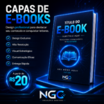 Eu vou fazer uma capa profissional e-book