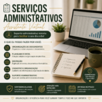 Eu vou organizar seus documentos e sua rotina.