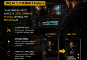 Eu vou criar cortes do seu vídeo que te geraram alcance