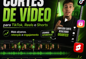 Eu vou criar cortes de vídeos para aumentar seu alcance