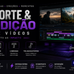 Eu vou criar cortes para dar engajamento no seu vídeo