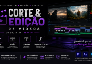 Eu vou criar cortes para dar engajamento no seu vídeo