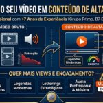 Eu vou transformar seu vídeo em um conteúdo de alta retenção