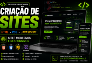 Eu vou criar um site profissional e responsivo.