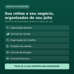 Eu vou fazer Planilhas Excel Personalizadas e Organizadas