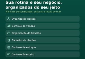 Eu vou fazer Planilhas Excel Personalizadas e Organizadas