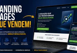 Eu vou criar landing de paginas para vendas.