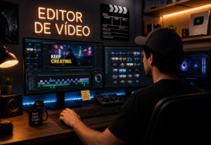 Eu vou Editar seus vídeos curtos de forma dinâmica