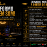 Eu vou criar, produzir e distribuir seu som