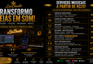 Eu vou criar, produzir e distribuir seu som