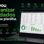 Eu vou organizar os dados da sua planilha.