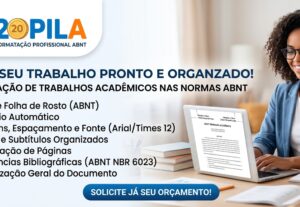 Eu vou fazer Formatação conforme as normas ABNT