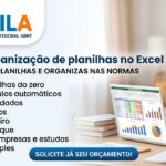 Eu vou fazer Criação e organização de planilhas no Excel