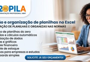Eu vou fazer Criação e organização de planilhas no Excel