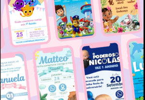 Eu vou Fazer um convite digital para sua festa