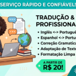Eu vou Traduzir e revisar o seu texto em até 24 horas