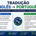 Eu vou traduzir textos do inglês para português