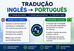 Eu vou traduzir textos do inglês para português