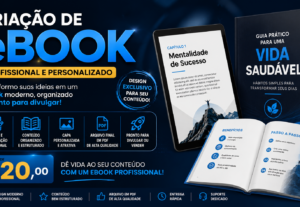 Eu vou criar um eBook profissional para você