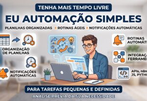 Eu vou automatizar uma tarefa simples e repetitiva