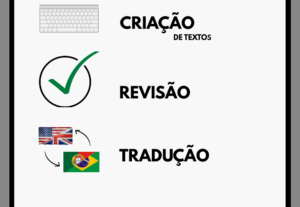 Eu vou escrever, revisar e/ou traduzir textos
