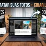 Eu vou tratar suas fotos e criar legendas prontas para redes