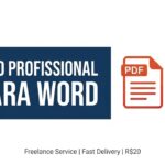 Eu vou fazer Conversão rápida de PDF para Word ou Excel.