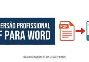 Eu vou fazer Conversão rápida de PDF para Word ou Excel.