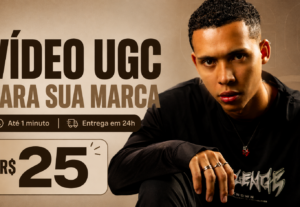 Eu vou gravar vídeo UGC para seu produto/serviço em até 24h.