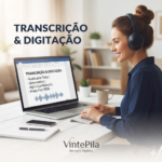 Eu vou transcrever seus áudios ou vídeos em texto