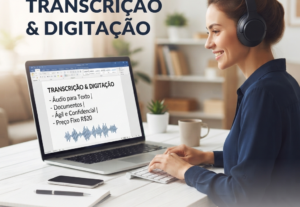 Eu vou transcrever seus áudios ou vídeos em texto