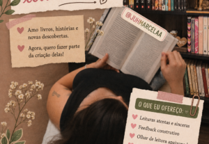 Eu vou ler o seu livro e dar feedback