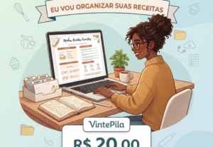 Eu vou criar e formatar seu e-book de receitas.