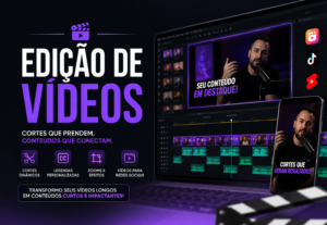Eu vou fazer cortes de vídeos para você
