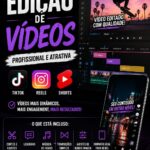 Eu vou editar seu video curto para tiktok, Reels ou Shorts