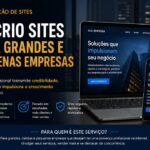 Eu vou criar sites para grandes e pequenas empresas