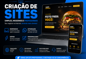Eu vou criar um site profissional e responsivo